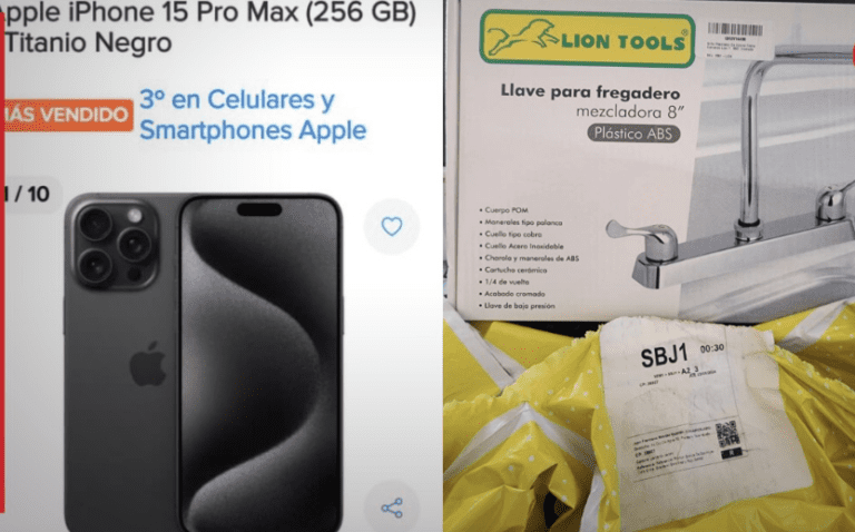 Joven compra un iPhone 15 Pro Max por Mercado Libre y recibe una llave de agua Joven compra un iPhone 15 Pro Max por Mercado Libre y recibe una llave de agua