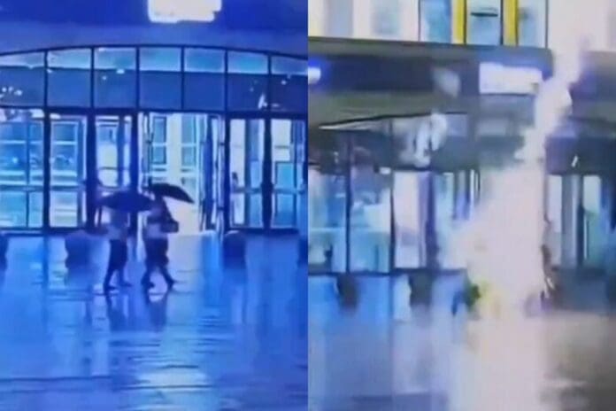 Rayo impacta a dos personas en China y logran sobrevivir