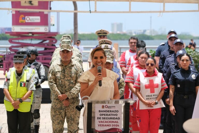 Más de seis mil elementos cuidarán a los turistas que visiten Quintana Roo durante el verano, afirmó la gobernadora.