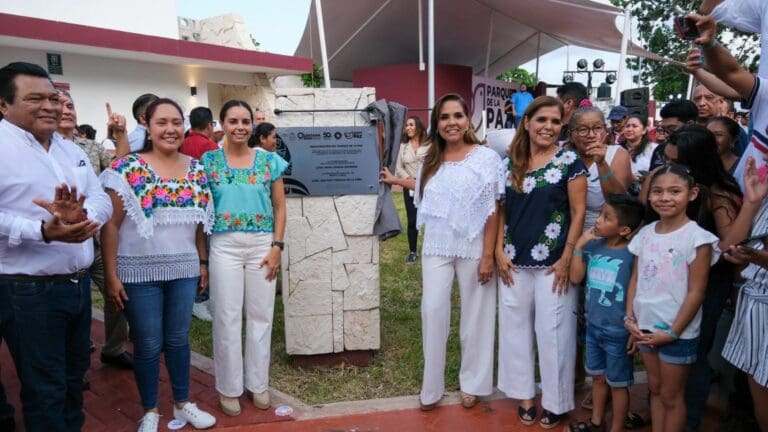 Mara Lezama fortalece la Construcción de la Paz y con el Primer Parque Cultural Urbano de la Paz en Cancún
