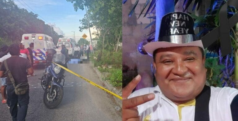 Fallece en accidente Martín Ibáñez "El Puma", reportero de nota roja en Cancún. Fue arrollado por un autobús.
