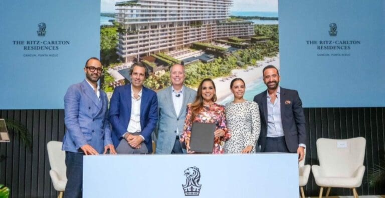 Destaca la gobernadora Mara Lezama la inversión de 400 millones de dólares anunciada por Ritz-Carlton en Cancún.