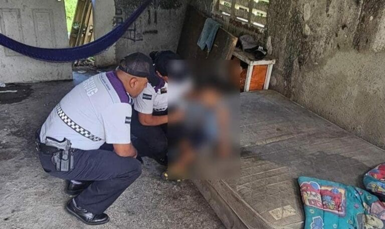 Detienen a una mujer de 29 años de edad que estaba vendiendo a su propio hijo menor de edad en la Región 100 de Cancún.