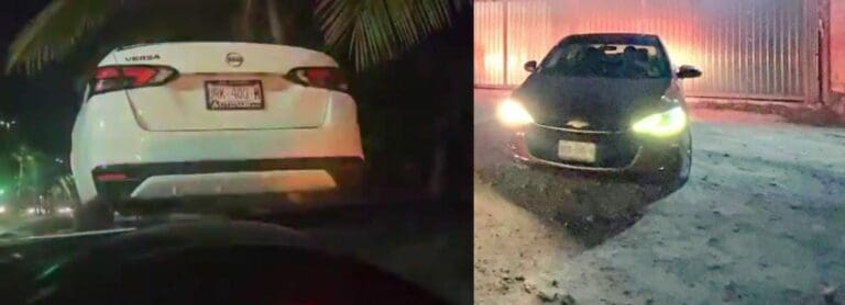 Un conductor de Uber denuncia que unos inspectores de Imoveqroo destrozaron su auto en Cancún al llevárselo a la fuerza.