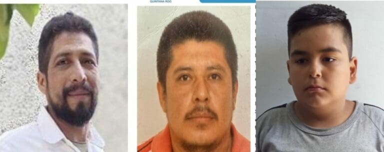 Autoridades buscan a siete hombres y a un menor reportados como desaparecidos en Quintana Roo en los últimos días.