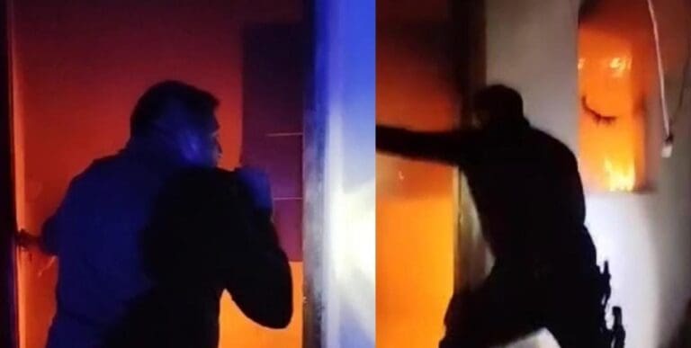 Salvan a sujeto en estado de ebriedad de morir en un incendio en Cancún. El hombre había quedado inconsciente en su baño.