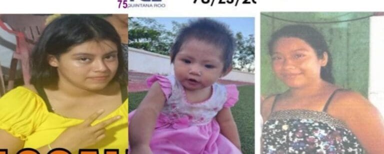 Localizan con vida a menores desaparecidas en Quintana Roo. Ya se han desactivado sus respectivas fichas de búsqueda.