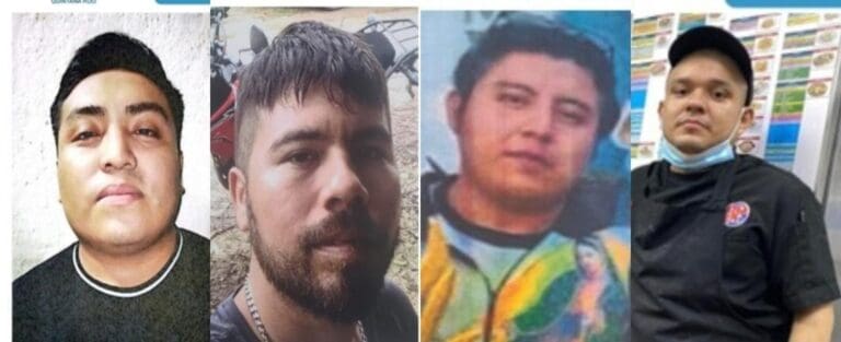 Se busca a cuatro hombres de diferentes edades que fueron reportados como desaparecidos en el estado de Quintana Roo.
