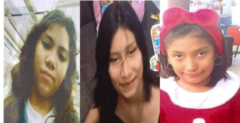 Activan fichas de búsqueda de tres menores desaparecidas en Cancún. Piden ayuda para su pronta localización.