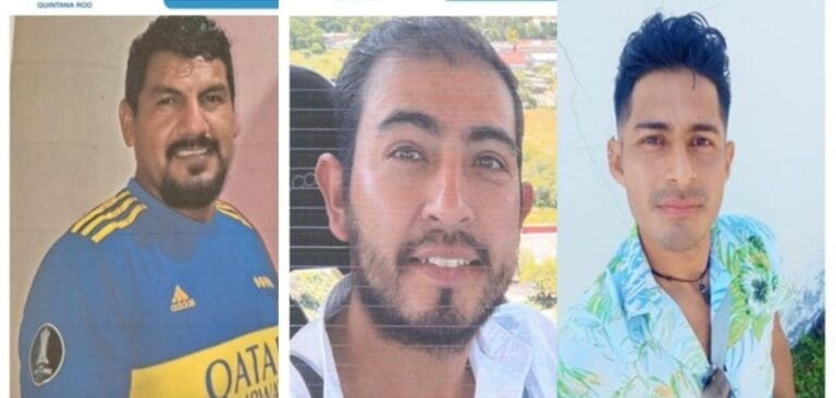 Se busca a cinco hombres que fueron reportados como desaparecidos en Quintana Roo. Estás activas sus fichas.