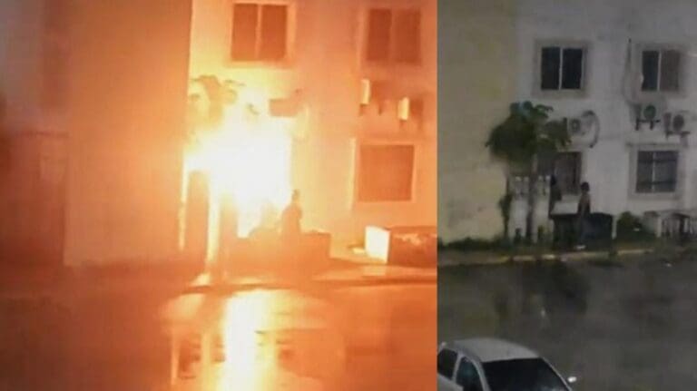 Sujeto incendia el departamento de su vecino tras pelearse con él en Cancún. El responsable fue dejado en libertad.