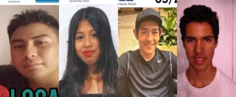 Hallan con vida a cuatro desaparecidos en Quintana Roo, dos son menores de edad. Desactivaron sus fichas de búsqueda.