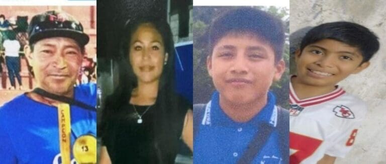 Buscan a un hombre, una mujer y dos menores desaparecidos en Quintana Roo. Ya están activas sus respectivas fichas.