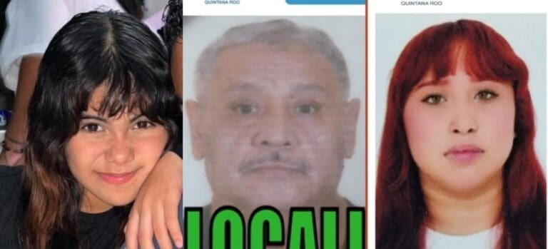 Ubican con vida a tres menores y dos hombres desaparecidos en Quintana Roo. Ya se desactivaron las respectivas fichas.