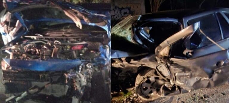 Muere una persona y dos más resultan lesionadas en fuerte choque en carretera a Gas Auto de Cancún. Además hubo otro percance.