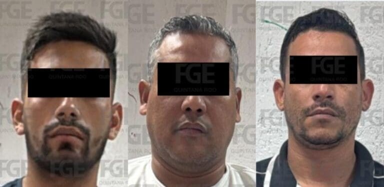 Detienen a tres sujetos que están relacionados con robos de relojes de alta gama y clonación de tarjetas en Cancún.