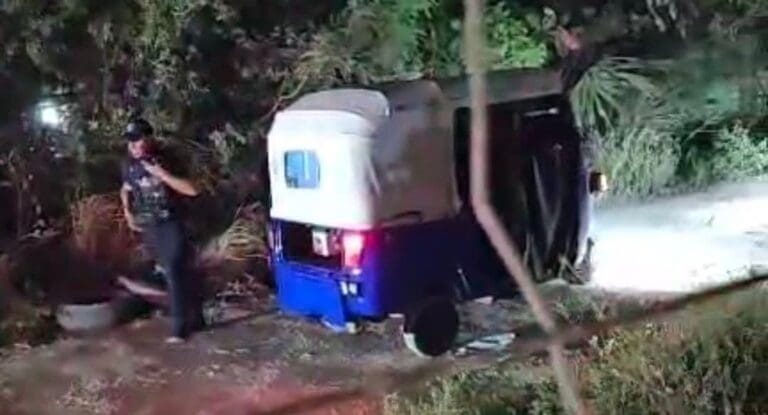 Ejecutan a un mototaxista en una colonia irregular de Cancún. La inseguridad persiste en el destino turístico.
