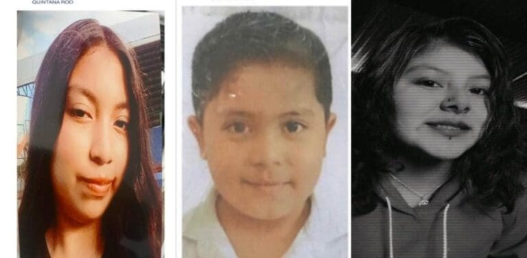 Encuentran con vida a cinco personas en Quintana Roo, incluidos tres menores. Ya se desactivaron sus respectivas fichas.