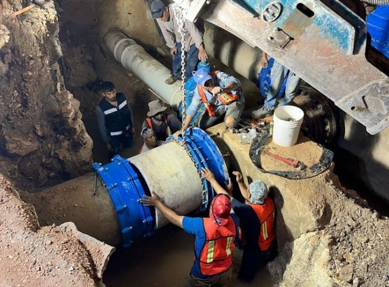 Aguakan inicia obras de drenaje sanitario en la SM 50 de Cancún