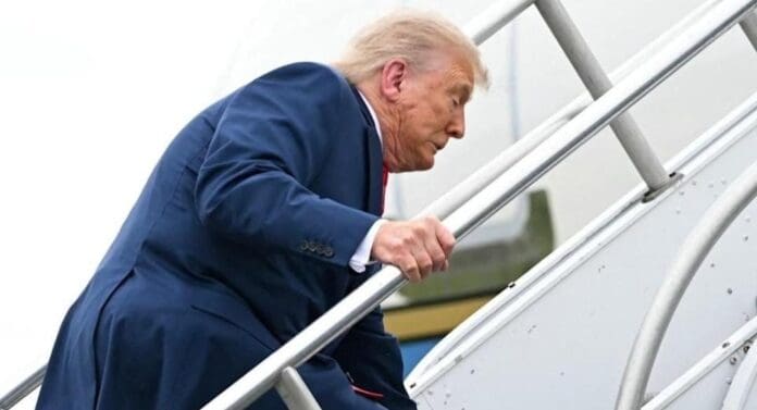 Amenaza el presidente Donald Trump con tener tropas en todas partes tras protestas de migrantes en los Estados Unidos.