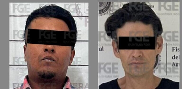 Logran prisión preventiva para dos sujetos acusados de trata y pornografía infantil en Cancún. Pasarán por ahora dos años tras las rejas.