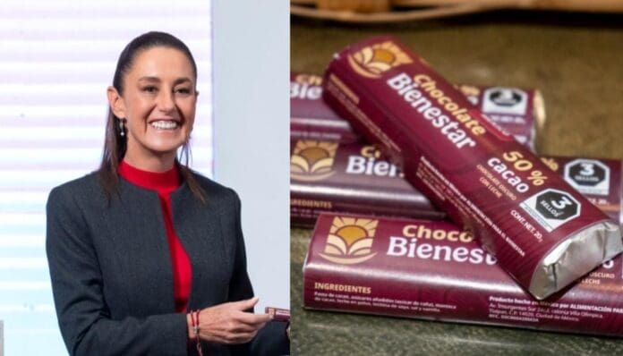 Presenta Claudia Sheinbaum de manera formal al chocolate del Bienestar. Destaca es que es un producto 100 por ciento mexicano.