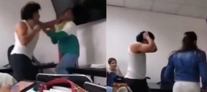 Joven golpea a profesor universitario en Hidalgo
