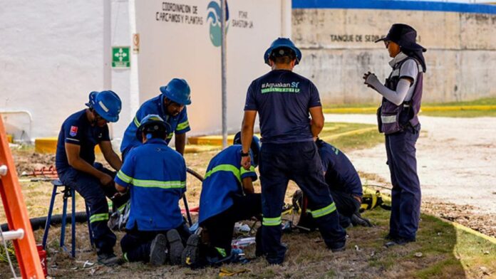 Informa Aguakan de una posible afectación en el servicio de aguan en Cancún por trabajos de la CFE