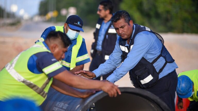 Aguakan moderniza la red de agua potable en Cancún con una inversión superior a 114 millones de pesos