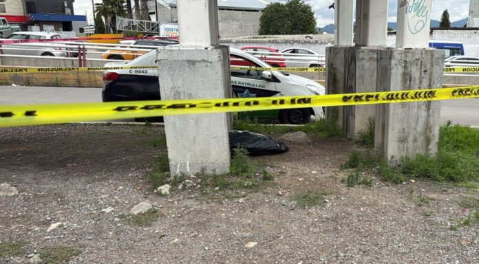 Abandonan cadáver dentro de una bolsa en Acolman Edomex