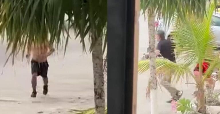 Captan a ladrones robando a un ciudadano en la Región 520 de Cancún. La gente está indignada y harta en el destino.