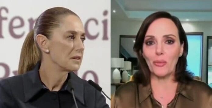 Critica Claudia Sheinbaum a la senadora Lilly Téllez por acudir a noticiero a pedir que Estados Unidos invada México.