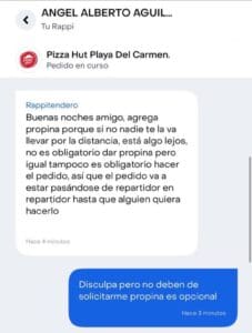 Denuncian a repartidor por presuntamente robar pizzas en Playa del Carmen; pedía propina