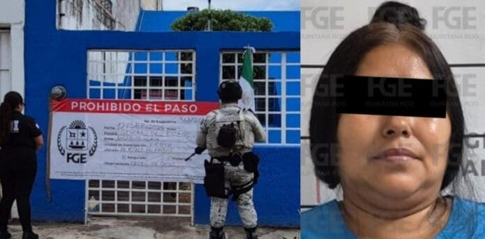 Detienen por trata de personas a una mujer durante un cateo a un spa en Cancún. Rescataron además a tres víctimas.