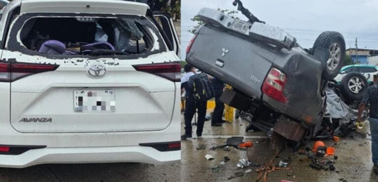 Mueren cinco personas y seis quedan lesionadas tras fuerte accidente en Cancún. Una verdadera tragedia ocurrida en la Colosio.