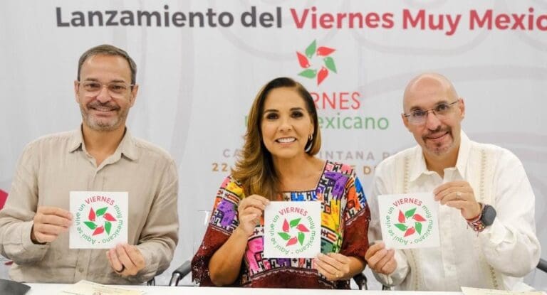 Quintana Roo se suma al Plan México y al “Viernes muy Mexicano” para apoyar a pequeños comercios, destaca la gobernadora.