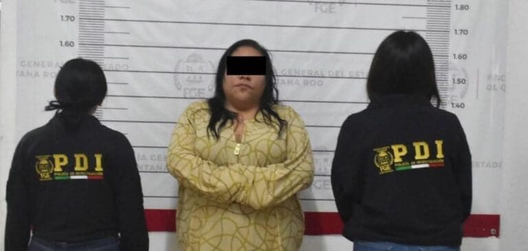 Detienen en Guanajuato a una mujer presuntamente implicada en asesinato de Mario Mario, líder de la CROC en Cancún.