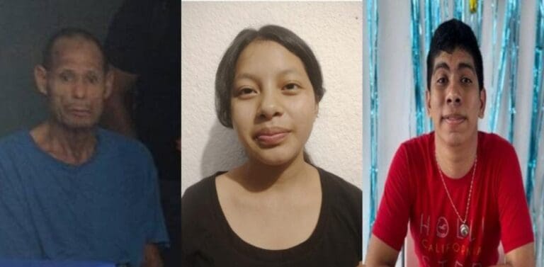 Buscan a nueve personas en Quintana Roo, incluidos una menor embarazada y un joven con autismo. Ya están acttivas sus fichas.