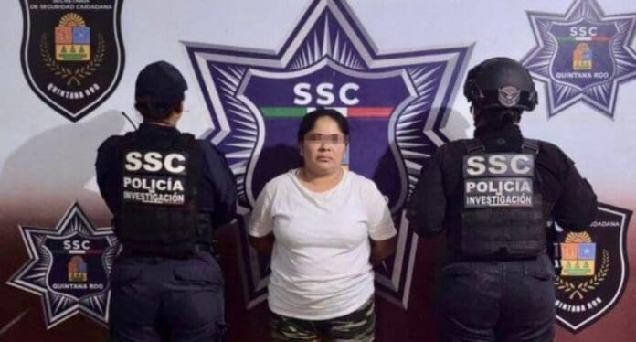 Violencia en Cancún; detienen a mujer que golpeó a hombre con una piedra y a sujeto que atacó a otro con cuchillo.