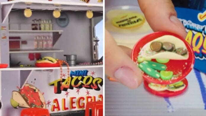 Video: Lanzan el puesto de tacos 