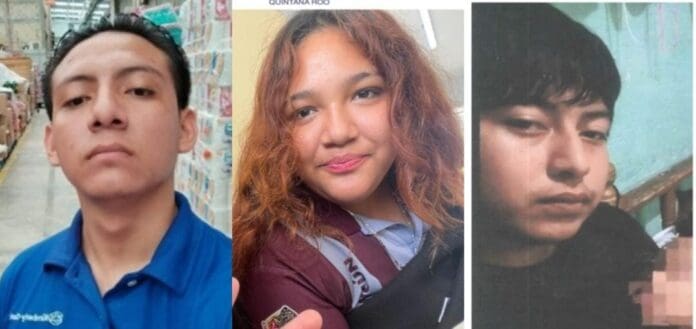 Reportan a cinco personas desaparecidas en Quintana Roo, entre ellas se encuentra una menor de 15 años de Cancún.