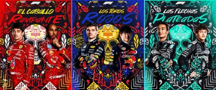 Escuderías de la F1 cambian de nombres por el Día de Muertos para el Gran Premio de México 2025