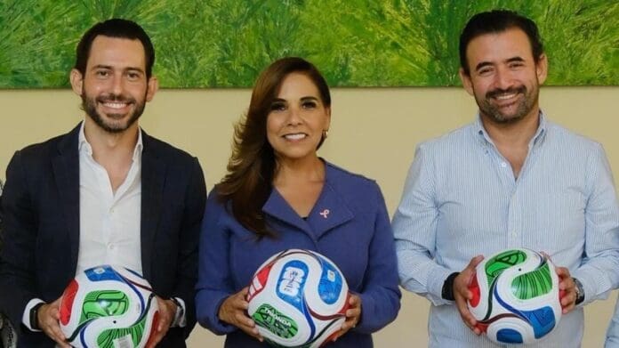 Presenta Mara Lezama estrategia promocional de Quintana Roo rumbo al Mundial 2026 Presenta Mara Lezama Espinosa la estrategia promocional de Quintana Roo rumbo al Mundial 2026 que se celebrará en tres países.