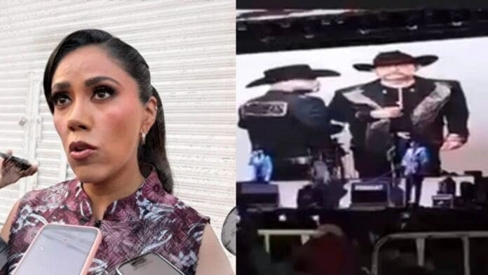 Fanny Arreola Pichardo_Narcocorridos Alcaldesa de Apatzingán, Michoacán contrata a grupo que canta narcocorridos y hasta pide una canción