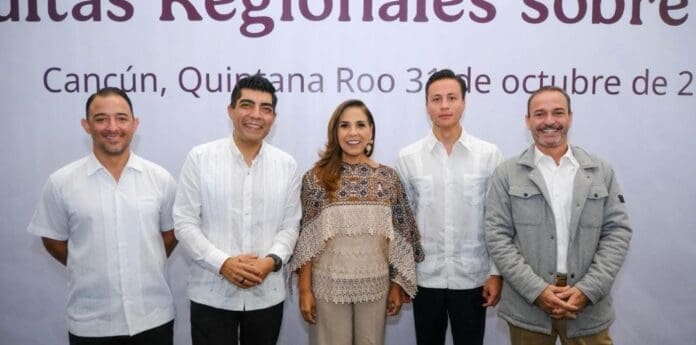 Mara Lezama impulsa el dialogo regional para consolidar la voz de Quintana Roo en la revisión del T MEC Mara Lezama impulsa el diálogo regional para consolidar la voz del estado de Quintana Roo en la revisión del T-MEC.