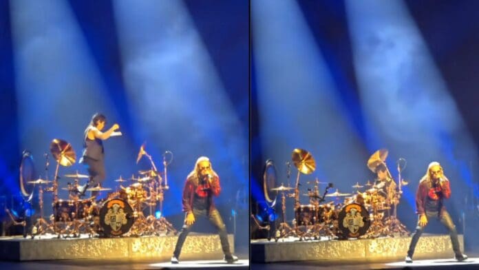 Video: Alex González, baterista de Maná sufre caída en pleno concierto en Dallas, Texas