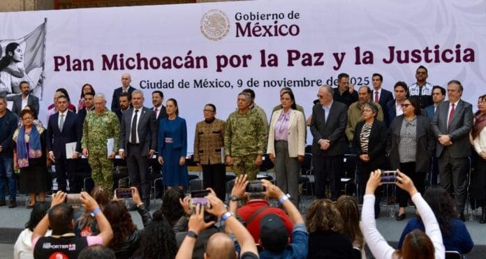 Desde la Cdmx, presenta Claudia Sheinbaum el Plan Michoacán para pacificar dicha entidad. El tema ha causado polémica.