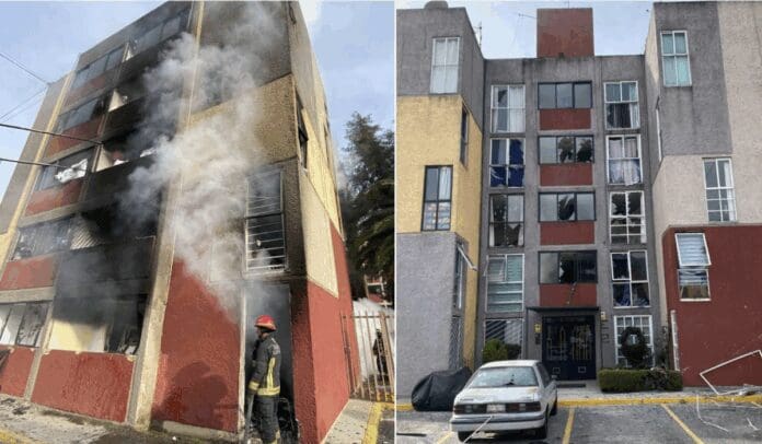 Explosión por fuga de gas deja tres heridos y más de 600 desalojados en Edomex