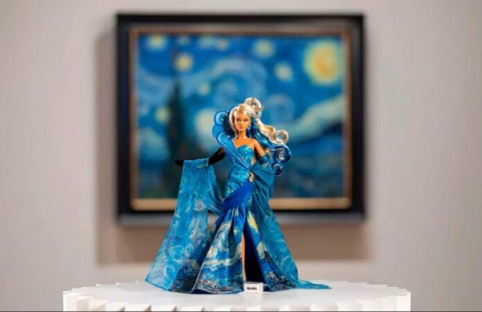 Mattel lanza Barbie inspirada en la obra “La noche estrellada” de Van Gogh