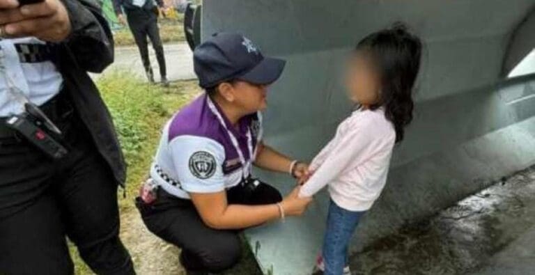 Niña de solo cuatro años fue hallada dentro de una tubería de la CFE en Cancún. Por fortuna fue ubicada sana y salva.